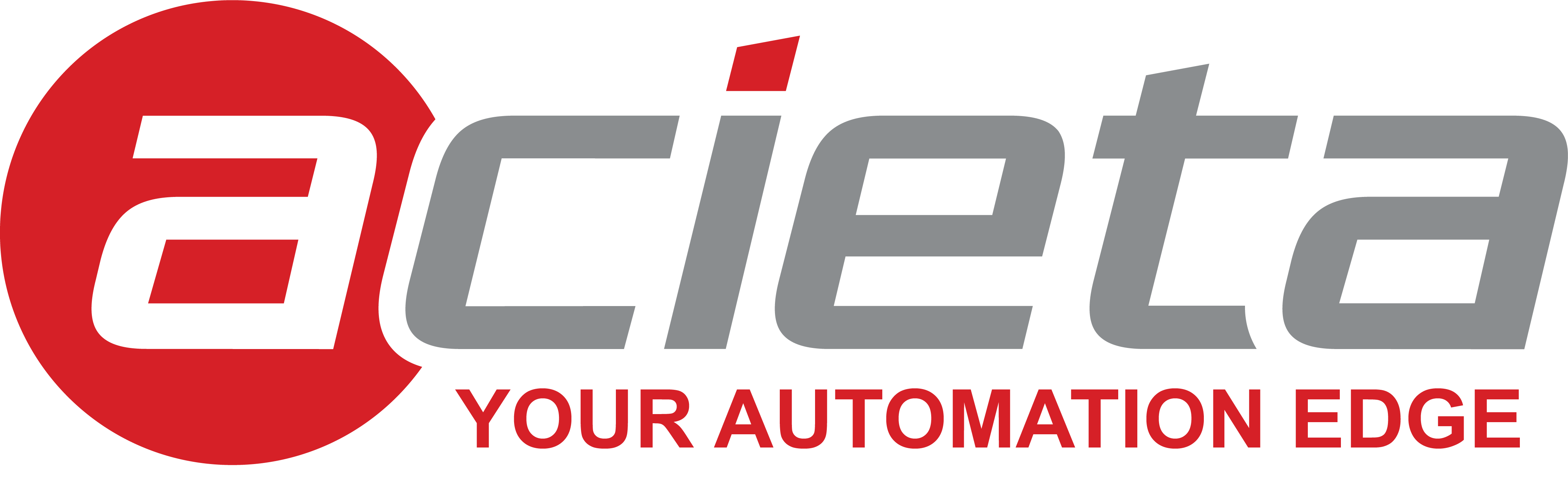 Acieta logo with tag